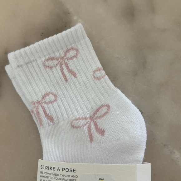 Kensie Luxe Bow Print Quarter Socks Franco Sarto Ruffle Trim 3 Pack Sz 4/10 - Picture 6 of 15